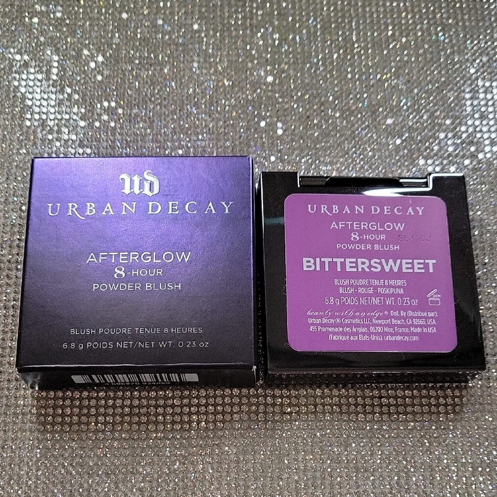 Urban Decay Afterglow 8-Hour Powder Blush - Vibe Purple - Bittersweet (discontd) - Picture 2 of 2